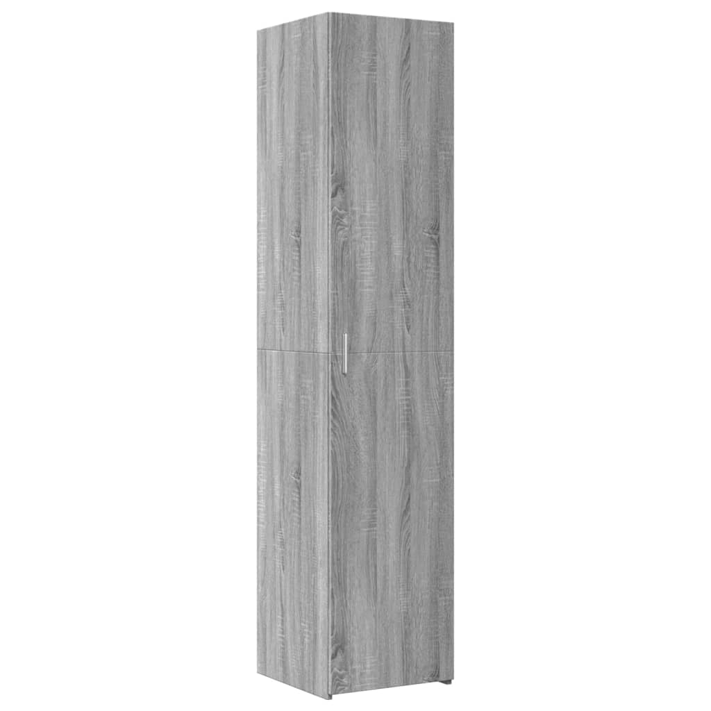 Highboard Grey Sonoma 40x42.5x185 cm Engineered Wood